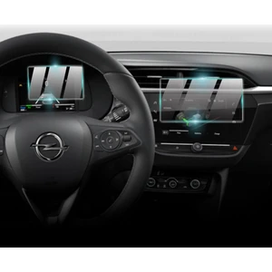 Opel 2020-2022 Corsa 7 Inch Multimedya ve Gösterge Paneli  9h Nano Ipg Proactive Ekran Koruyucu