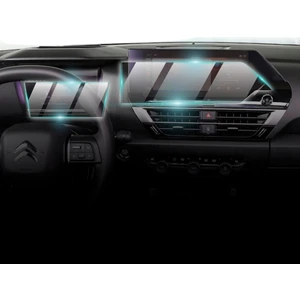 Citroen 2021-2024 C4x 10 Inch Navigasyon 5.5 Inch Dashboard 9H Nano IPG ProActive Ekran Koruyucu