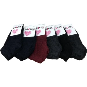 6 Lı Gülçek Kadın Kışlık Havlu Patik Çorap 36-40 No