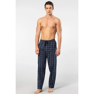Ekoseli Erkek Tek Alt Pijama, Cep Detaylıdır, %95 Pamuk %5 Likralı