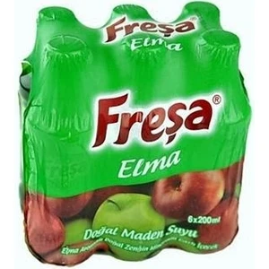 Elma Aromalı Doğal Maden Suyu 6x200 ml. (24'lü)