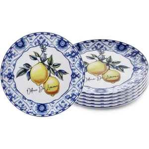 The Mia Odore Di Limone Pasta Tabağı 6lı Set 19 cm ODL0001