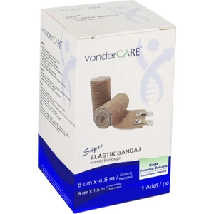 Vonder Care Süper Elastik Bandaj 8cmx150cm (Gerilmiş 4,5 M).