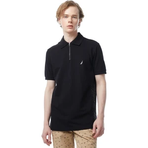 Nautıca Erkek Siyah Slım Fıt Kısa Kollu Polo K45330T.0TB