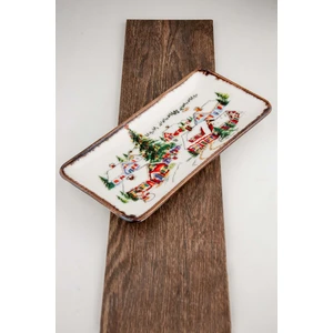 Bursa Porselen Dekor Snowy Porselen Peynir/sunum Tepsisi