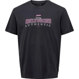 Jack & Jones Only & Sons Onsmax Lıfe Logo Ss Tee 22029434 Lacivert