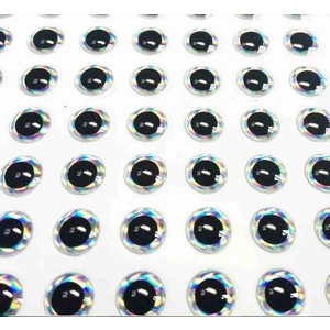 S.F. Jig Olta Balıkçılık Yapay Göz - 3D Göz - 7mm - Jig Rapala Kaşık Silikonlar Için - 50 Adet