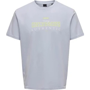Jack & Jones Only & Sons Onsmax Lıfe Logo Ss Tee 22029434 Mavi
