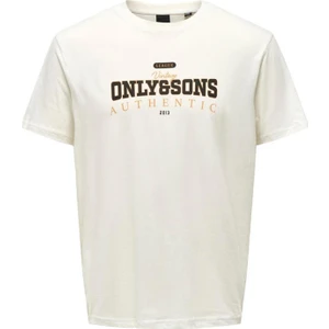Jack & Jones Only & Sons Onsmax Lıfe Logo Ss Tee 22029434 P. Beyaz