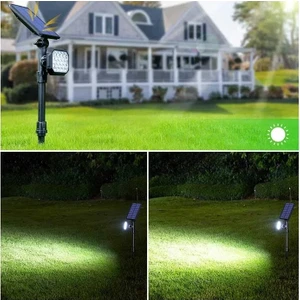FL-3124 22W 6500K Beyaz Solar Çim Armatürü
