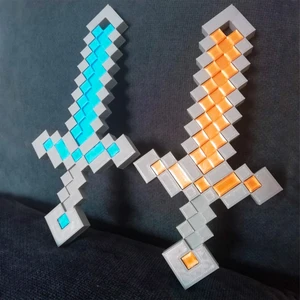 Bursa3dfilament Minecraft Sword Kılıç Seti/ İkili Kılıç Seti