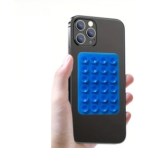Vakumlu Telefon Tutucu Yapışkanlı Mavi