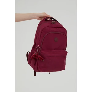 Rosso Collina Unisex Siyah Su Geçirmez Krinkıl Kumaş Günlük Sırt Çantası Seyahat ve Okul Çantası Bergamo