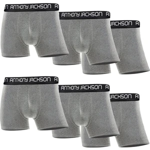 Anthony Jackson Likralı 6'lı Kutu Premium Erkek Boxer Storm