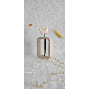 Beton Vazo,kuru Çiçeklik Vazo,dekoratif Vazo(Dikdörtgen Model)