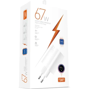 M67 Süper Turbo 67W Hızlı Şarj Adaptörü Gan Teknoloji USB Şarj Başlığı Universal Uyumluk