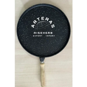 Granit Döküm Çift Taraflı Bazlama Gözleme Tava