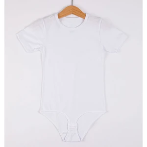 Modal Çocuk Yarım Kollu Çıtçıtlı Body