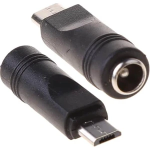 - Micro USB Erkek To Dc 5.5*2.1mm Dişi Soket Çevirici - Dc Güç Adaptörü Fişi Dönüştürücü