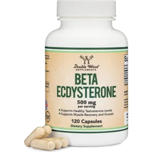 Double Wood Beta Ecdysterone 500mg Per Serving (120 Capsules  60 Servings)