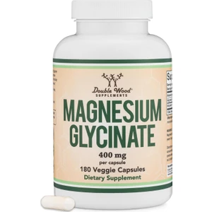 Double Wood Magnesium Glycinate 400mg  180 Capsul