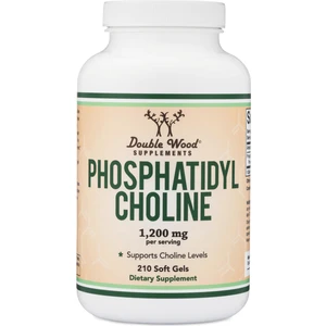 Double Wood Phosphatidylcholine 1 200mg -210 Softgels- Enhanced Version Of Sunflower And Soy Lecithin - Non-Gmo Brain Health Usa