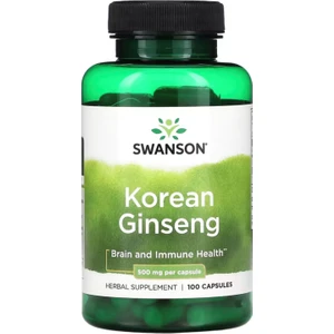 Korean Ginseng   500 Mg   100 Capsules  Usa Version