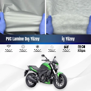 Ultra Shop Bajaj Dominar 400 Ug Su Geçirmez Motosiklet Branda 4 Mevsime Uygun Motor Brandası