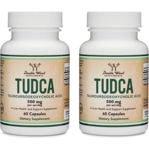Double Wood Tudca 120 Capsules 500mg Per Serving  Usa Version