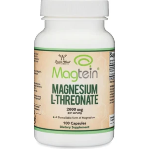 Double Wood  Magnesium L-Threonate (Magtein) 2000mg 100 Capsul  Usa Version