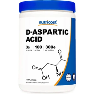D-Aspartic Acid (Daa) Powder 300gr- Gluten Free & Non-Gmo - Usa