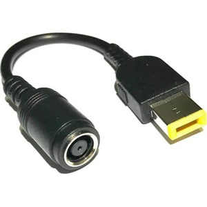 - Ibm Lenovo Thinkpad 7.9*5.5mm Dişi To Yeni Nesil USB Kare Uç Çevirici Şarj Adaptör Kablosu