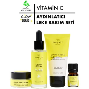 Polente Natural - Glow Serisi - C Vitamini Içeren Leke Karşıtı Bakım Seti
