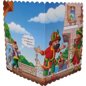 Klasik Karne Kabı Kılıfı 10 Adet Hacivat Karagöz