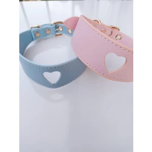 Love Serisi Pembe Kalp Detaylı Köpek Tasması ( Sadece Tasma ) Genişlik 2cm ,kalp Kısmı 3.5 cm Dir S Beden Için Ayarlanabilir Ölçü 23 cm - 30 cm Dir