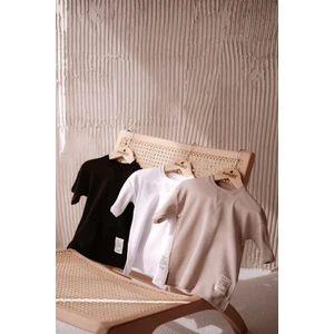 Babybek Collection Babybek  Oversize  3'lü Çocuk T-Shirt