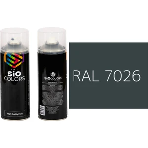 Sio Colors Extra Pigmentli Özel Yapım Akrilik Sprey Boya 400 ml (Gri Tonları)(Araba-Metal-Ahşah-Plastik)
