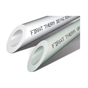 Boru PN25 Pprc Plastik Boru 20 Mm. Beyaz Temiz Su Tesisat Borusu 2 Mt.