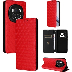 Manyi Mall Onur Için Kılıf Sihirli 6 Pro 5g Kart Yuvaları Tutucu Manyetik Kapatma 3D Pu (Yurt Dışından)