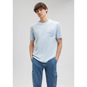 Baskılı Mavi T-Shirt 0612052-70813