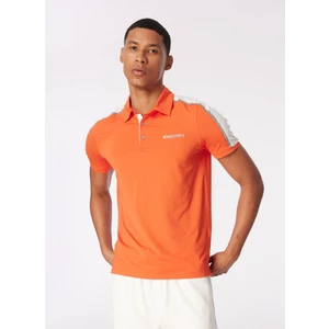 Discovery Expedition Blok Desenli Nar Çiçeği Erkek Polo T-Shirt D4Sm-Tst3241