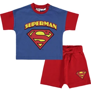 Süperman Erkek Bebek Takım 6-18 Ay Indigo