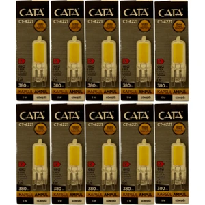CT-4221 5W 3200K (Günışığı) G9 Duylu Kapsül Ampul (10 Adet)