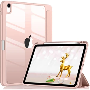 Apple iPad Air 11INÇ M2 2024 Kılıf Grafiti Şeffaf Kalem Bölmeli A2902 A2903 A2904