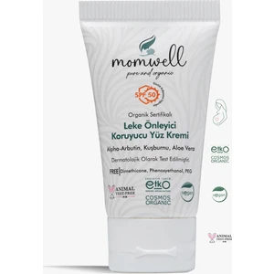 Organik Leke Önleyici Koruyucu Yüz Güneş Kremi 50ml