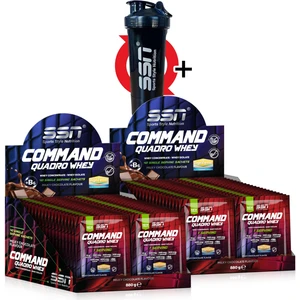 SSN Sports Style Nutrition Command Quadro Whey 1760 Gr 80 Şase Çikolata(40x2Box)Kombinasyon