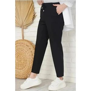 Kadın Beli Lastikli Havuç Pantolon