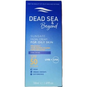 Dead Sea & Beyond Sunsafe Facial Cream For Oily Skin 50 Ml Spf 50 Güneş Kremi