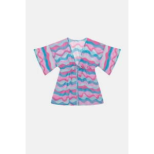 Genç Wavy Çok Renkli Kaftan