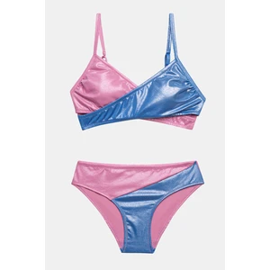 Teen Shiny Wrapy Çok Renkli Üçgen Bikini Takımı